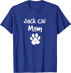 Jack Chi Mom Chihuahua Jack Russell Terrier Mix Breed Dog T-Shirt - T-Shirt | Royal