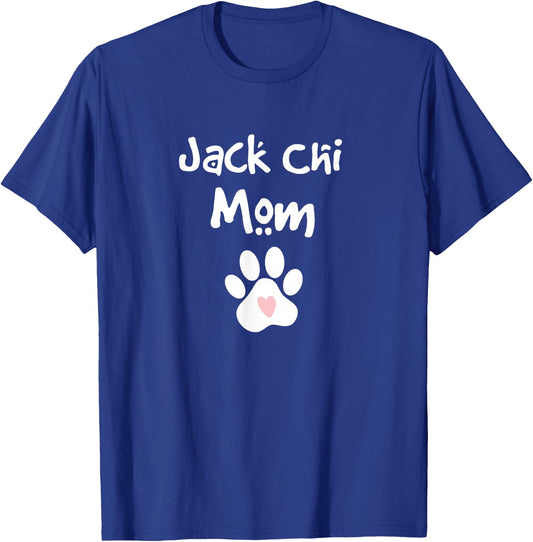 Jack Chi Mom Chihuahua Jack Russell Terrier Mix Breed Dog T-Shirt - T-Shirt | Royal