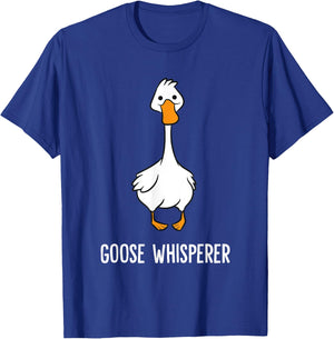 Goose Lover Goose Bird Funny Goose Whisperer T-Shirt - T-Shirt | Royal