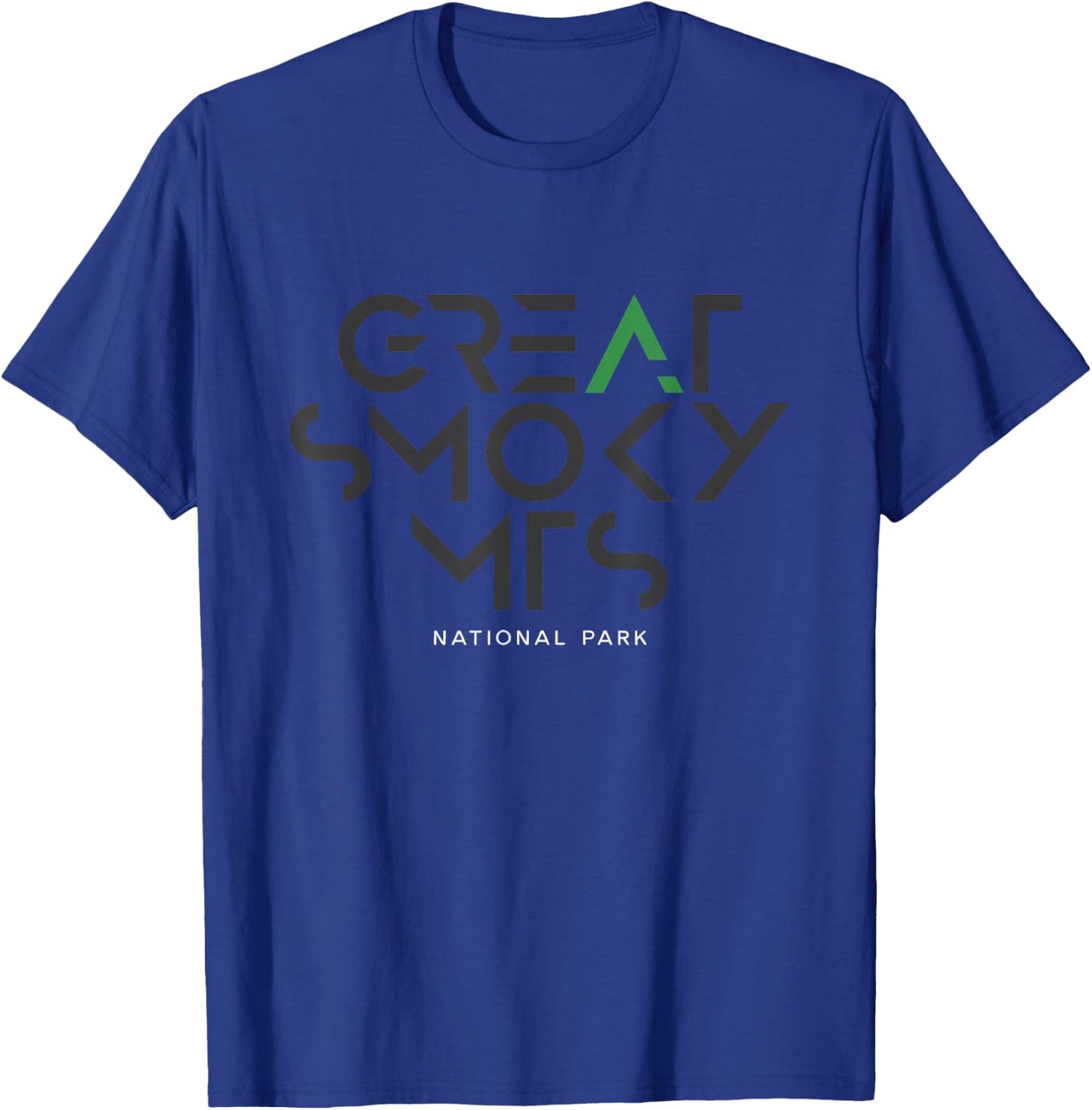 Great Smoky Mountains National Park Tonal Retro Vintage T-Shirt - T-Shirt | Royal