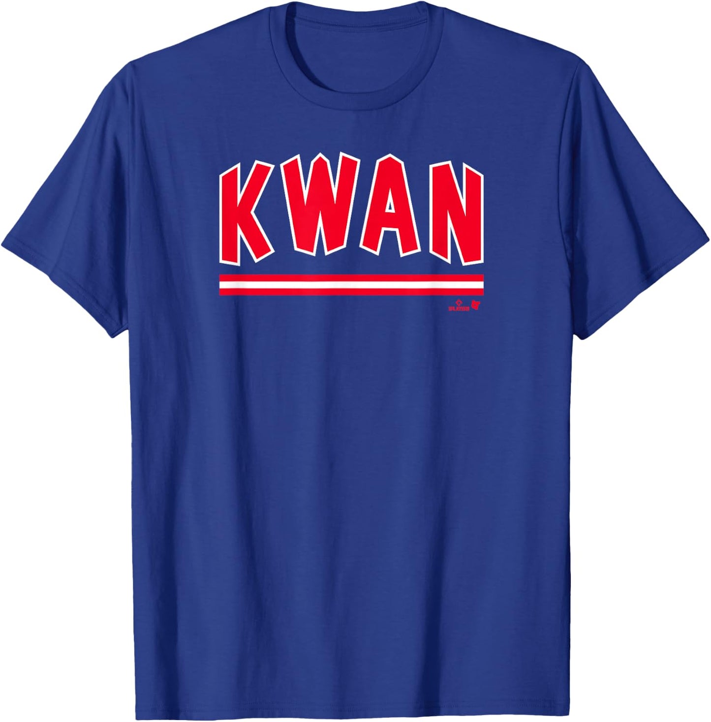 Steven Kwan: Cleveland Text - Cleveland Baseball T-Shirt - T-Shirt | Royal
