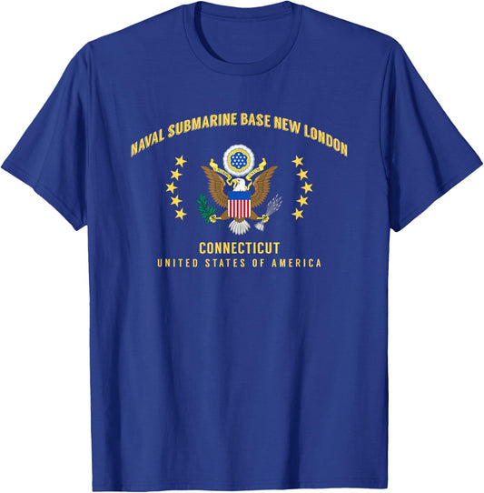 Naval Submarine Base New London T-Shirt - T-Shirt | Royal