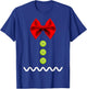 Gingerbread Man Christmas Costume for Kids & Adults T-Shirt - T-Shirt | Royal