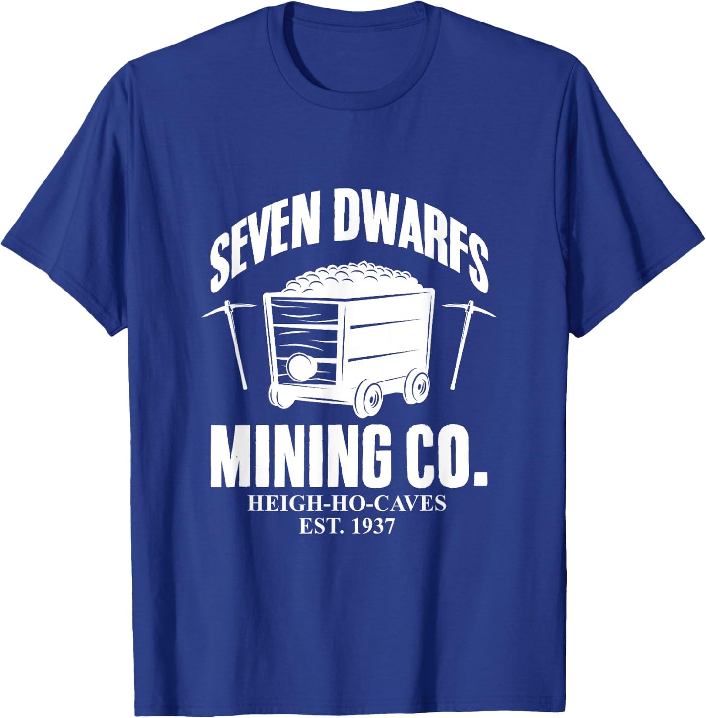 Seven Dwarfs Mining Co. Coal Miner Gold Miner Pitman T-Shirt - T-Shirt | Royal