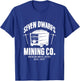 Seven Dwarfs Mining Co. Coal Miner Gold Miner Pitman T-Shirt - T-Shirt | Royal