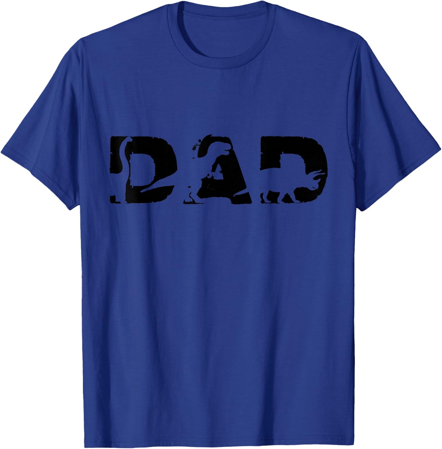 Dinosaur Dad Cute Three Rex Dino for Party in Father's Day T-Shirt - T-Shirt | Royal