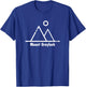 Mount Greylock Massachusetts Mountain Hike Hiker Rustic T-Shirt - T-Shirt | Royal