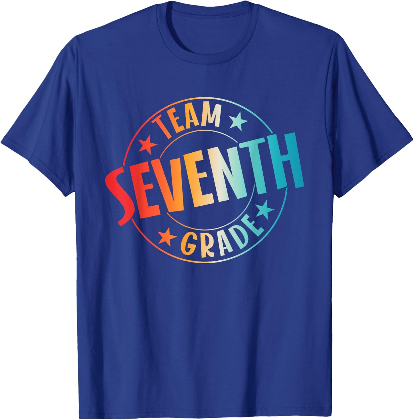 Team Seventh Grade Teacher Student Back To School 7th Grade T-Shirt - T-Shirt | Royal
