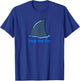 Fear the Fin Shark Fin Ocean Beach Funny Distressed T-Shirt - T-Shirt | Royal