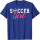Soccer Girl T-Shirt - T-Shirt | Royal