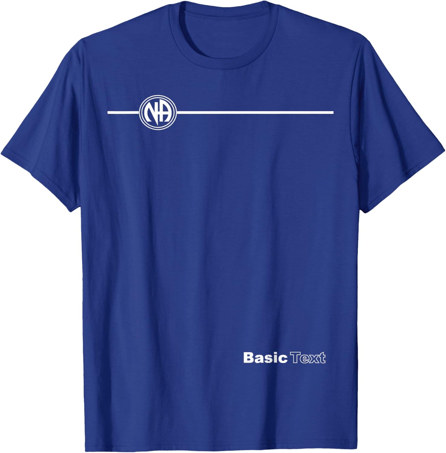 Narcotics Anonymous | Basic Text | Recovery Shirt T-Shirt - T-Shirt | Royal