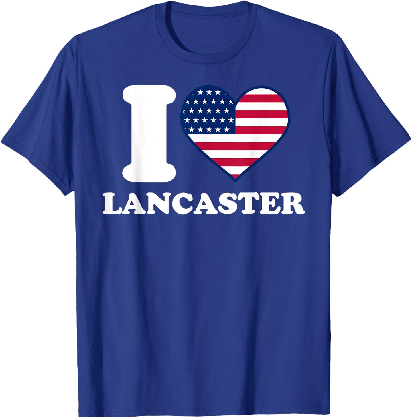 I love Lancaster I heart Lancaster T-Shirt - T-Shirt | Royal