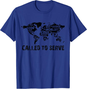 Called To Serve Gospel Christian Missions Nations Faith LDS T-Shirt - T-Shirt | Royal
