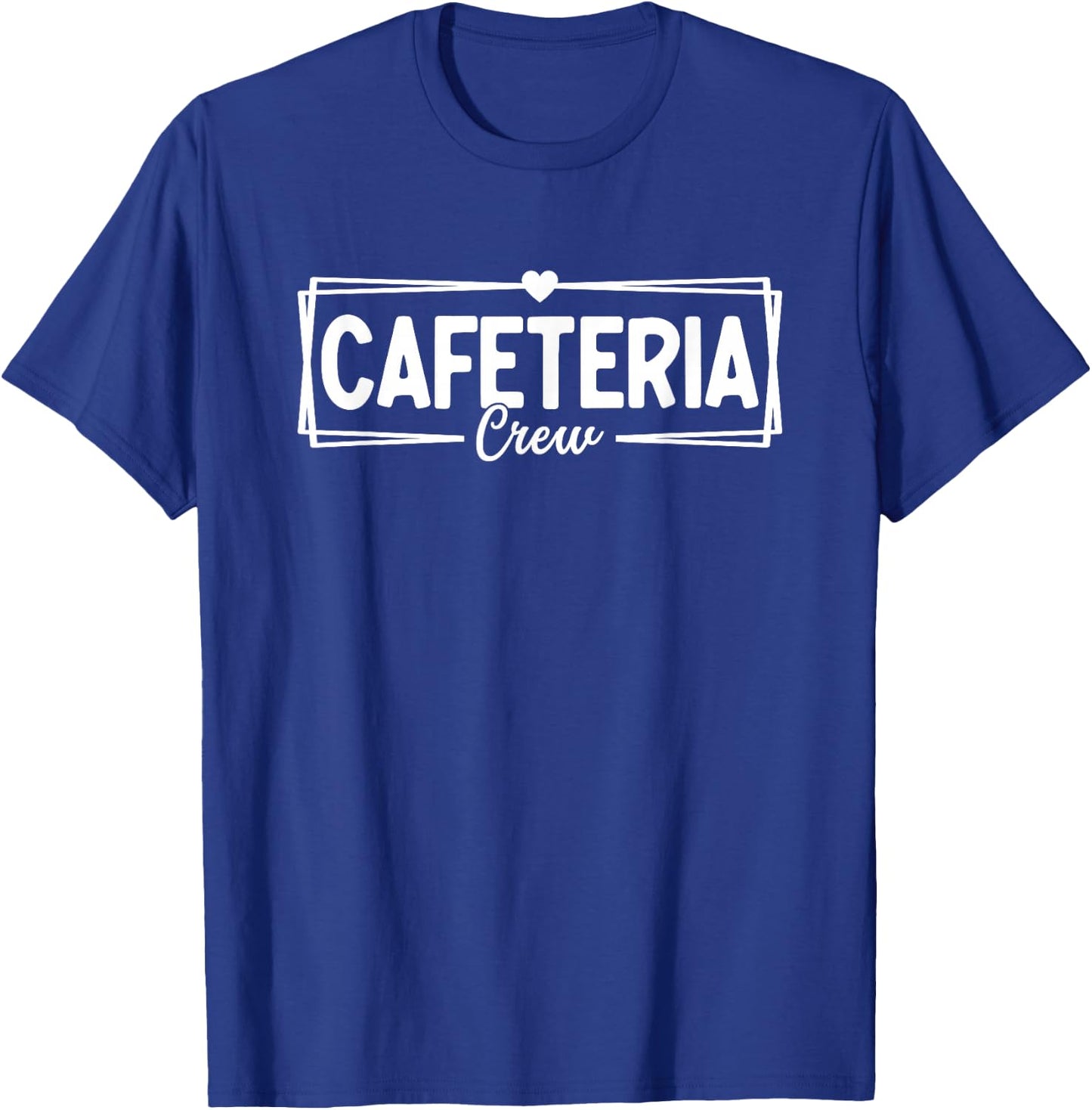 School Support Team Matching Cafeteria Crew Back To School T-Shirt - T-Shirt | Royal