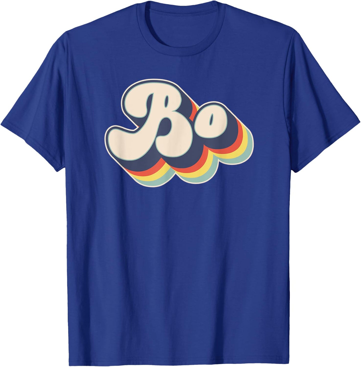 Bo Name Personalized Surname First Name Bo T-Shirt - T-Shirt | Royal