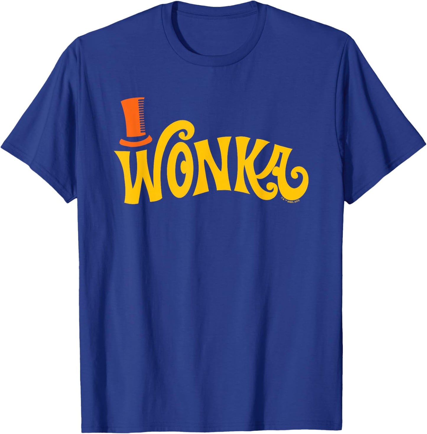 Willy Wonka & The Chocolate Factory - Retro Wonka Logo T-Shirt - T-Shirt | Royal