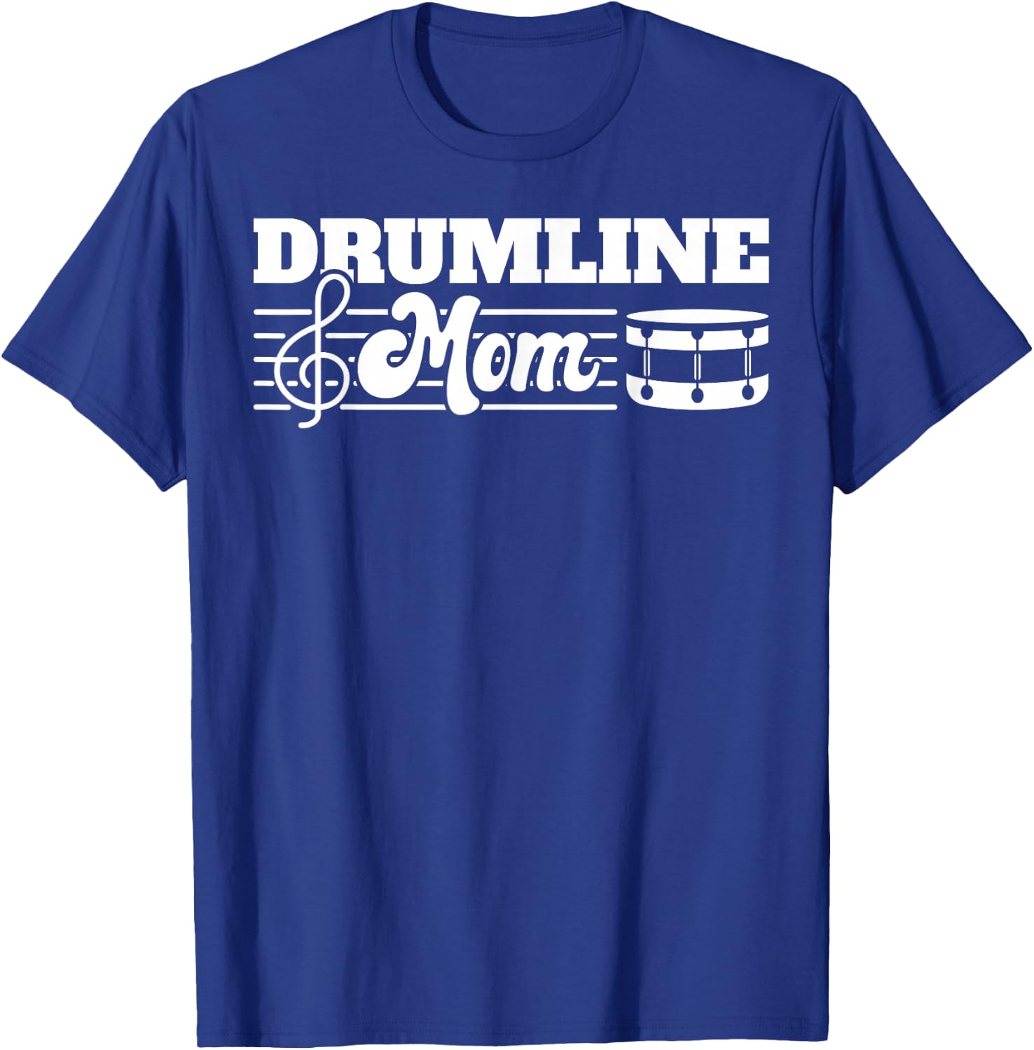 Drumline Mom Marching Band Mom T-Shirt - T-Shirt | Royal