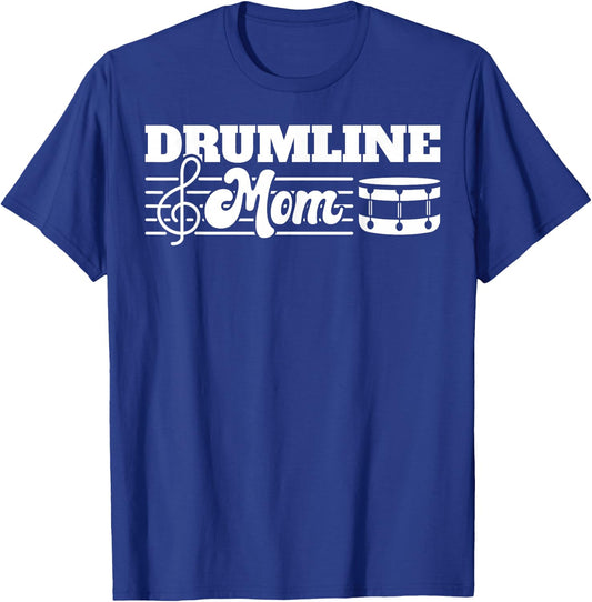 Drumline Mom Marching Band Mom T-Shirt - T-Shirt | Royal