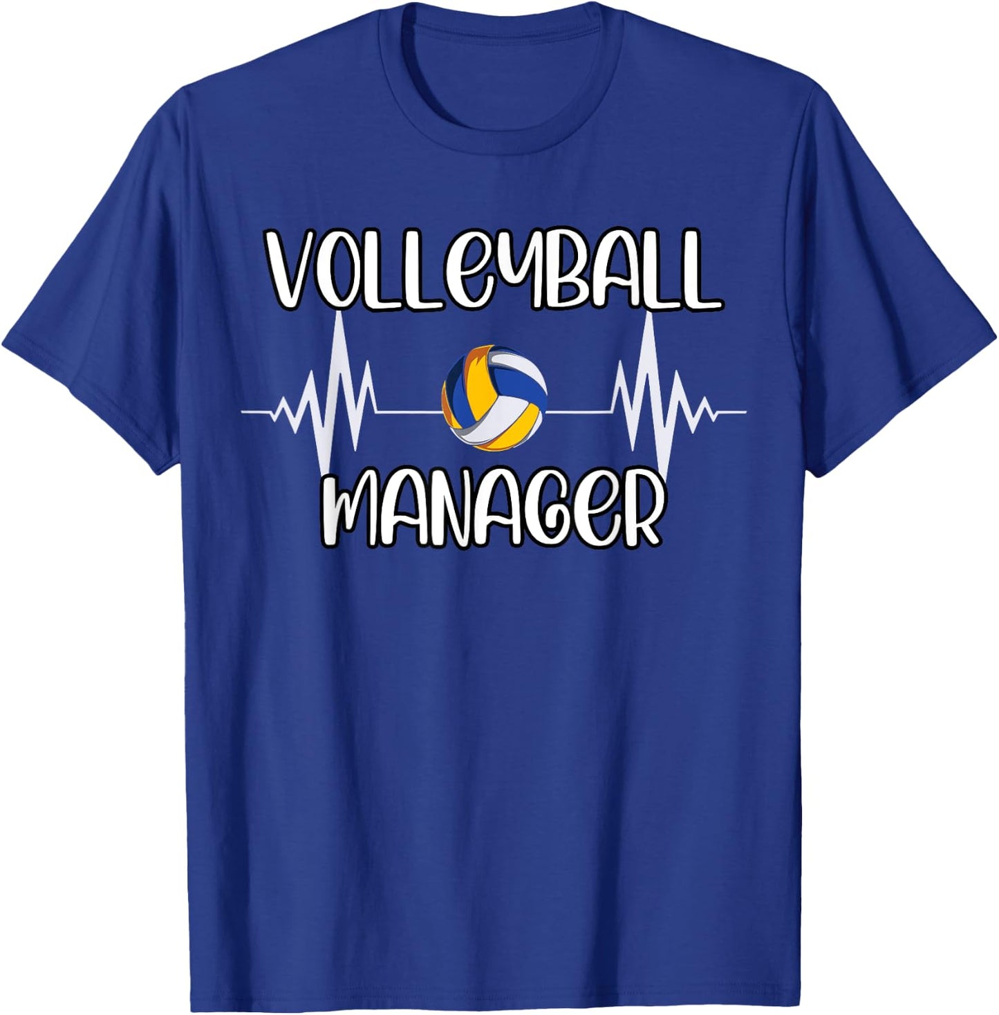 Volleyball Manager | Volleyball Apparel T-Shirt - T-Shirt | Royal