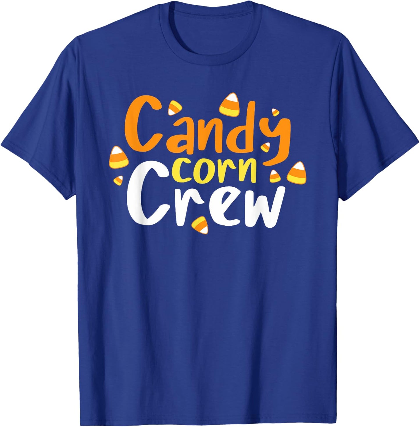 Candy Corn Crew Funny Halloween T-Shirt - T-Shirt | Royal
