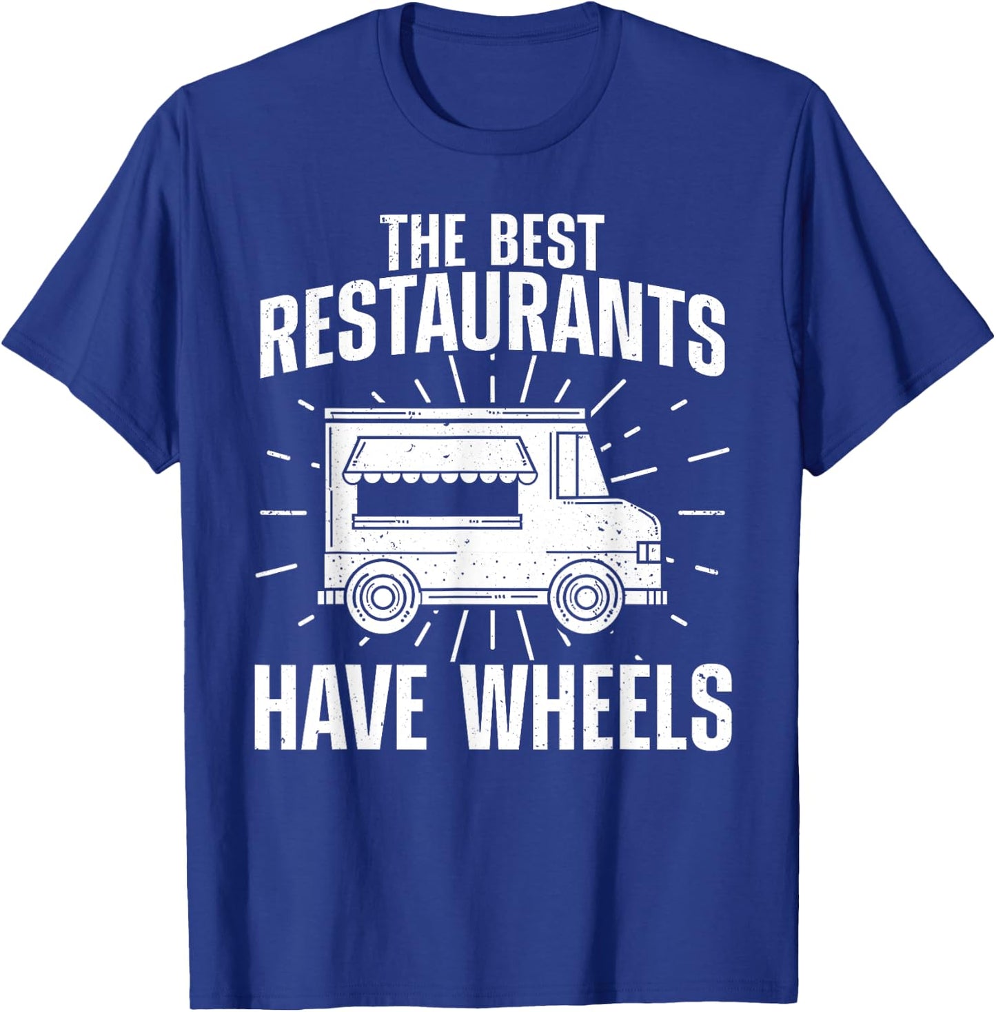 Cool Food Truck Women Culinary Chef Pizza BBQ Driver T-Shirt - T-Shirt | Royal
