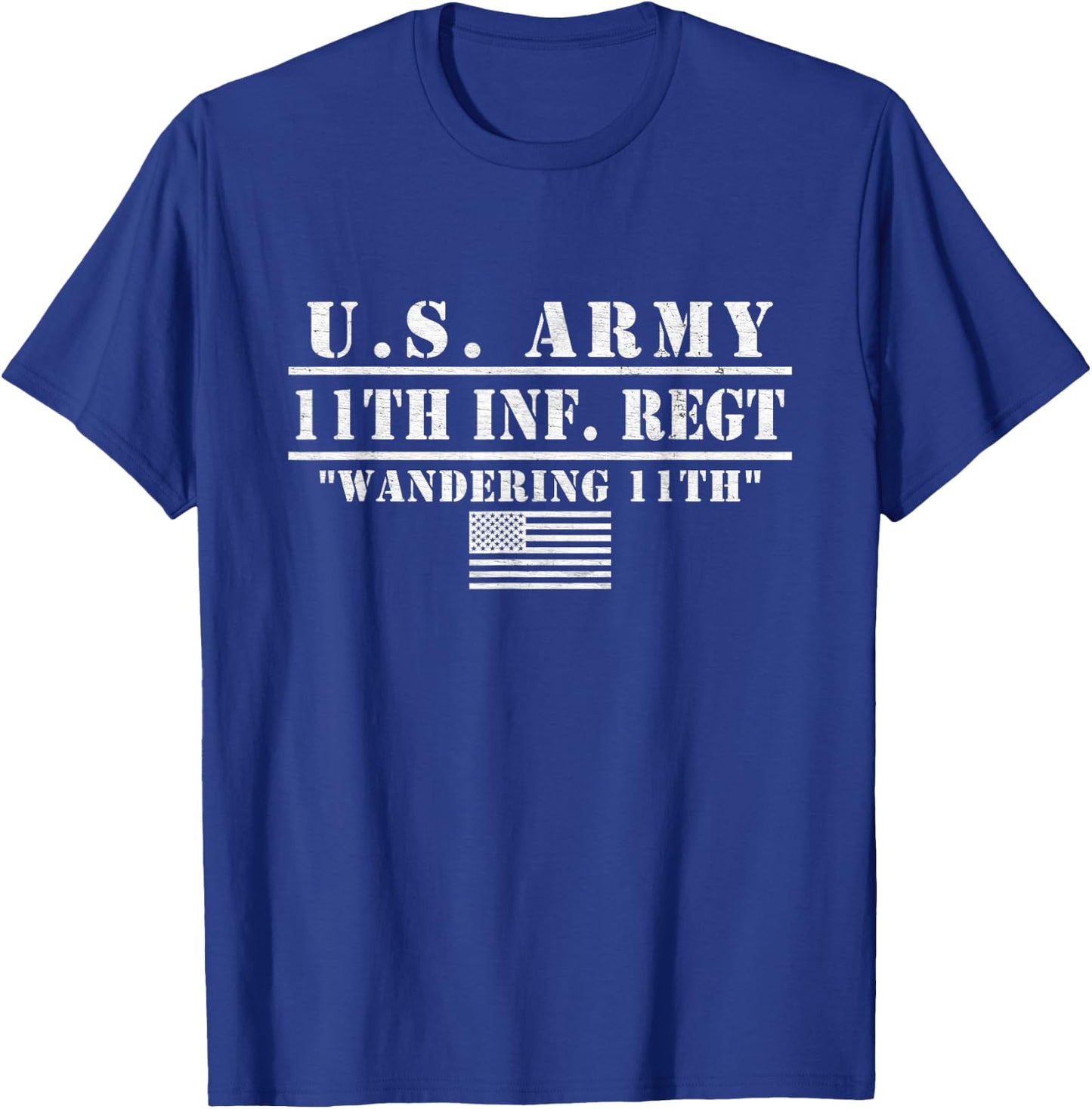 11th Infantry Regiment Fort Benning 11th Inf Regt Gifts T-Shirt - T-Shirt | Royal
