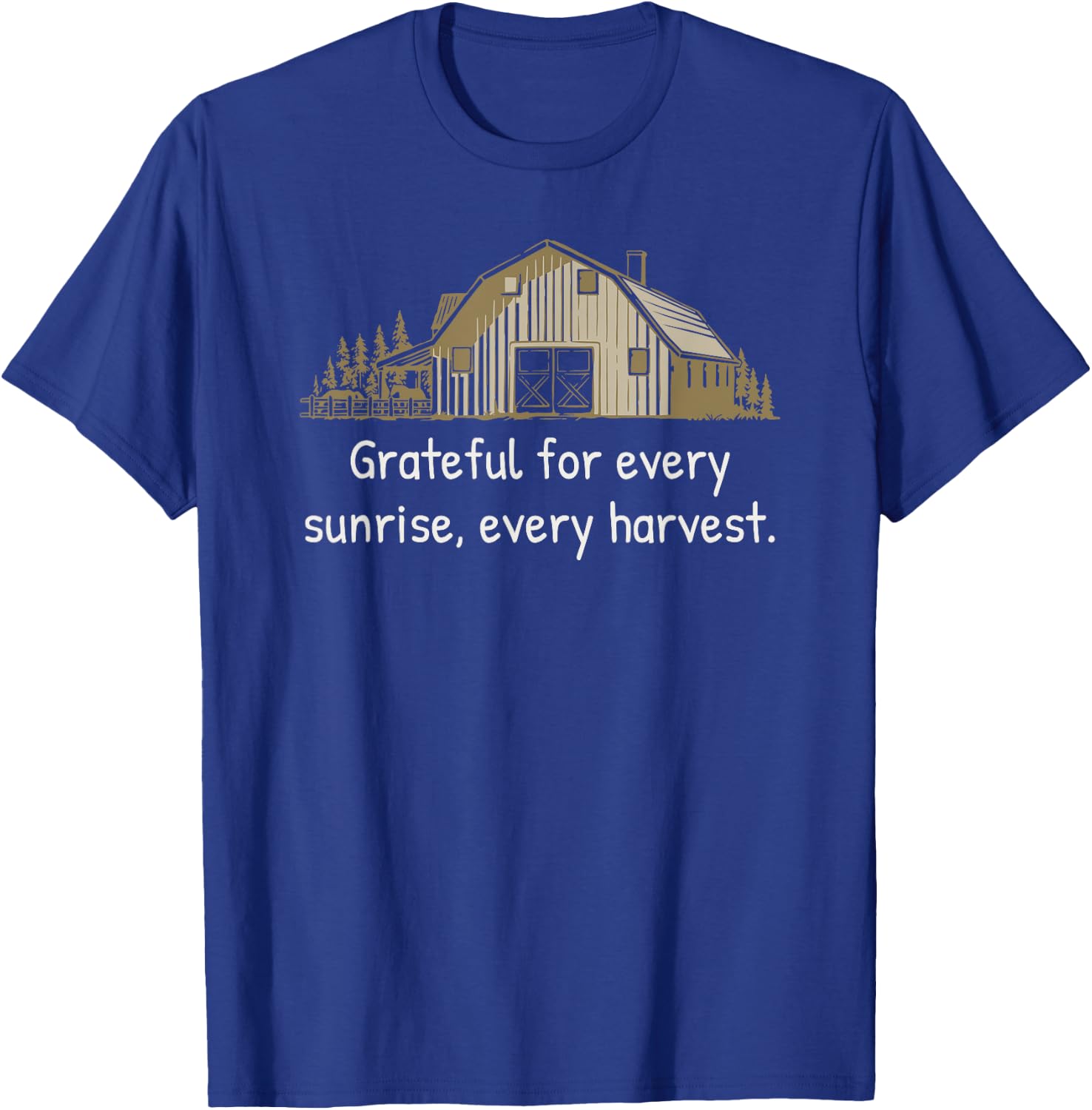 Embrace the Farming Life Harvest Homestead Farmer T-Shirt - T-Shirt | Royal