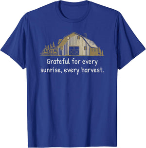 Embrace the Farming Life Harvest Homestead Farmer T-Shirt - T-Shirt | Royal
