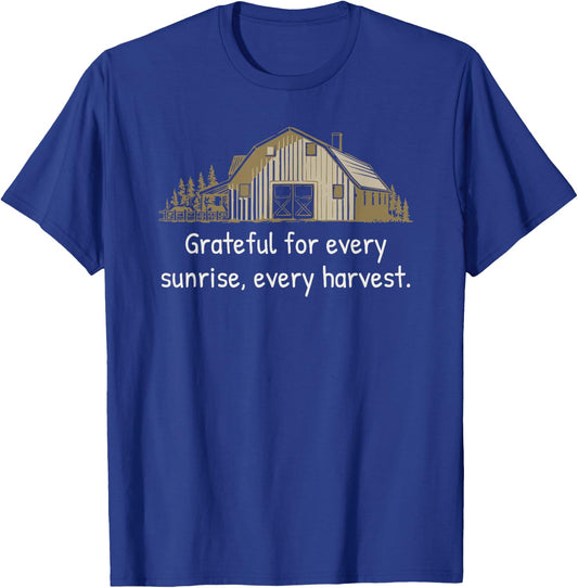 Embrace the Farming Life Harvest Homestead Farmer T-Shirt - T-Shirt | Royal