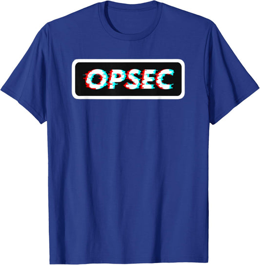 OPSEC Operations Security Intelligence Military Veteran T-Shirt - T-Shirt | Royal