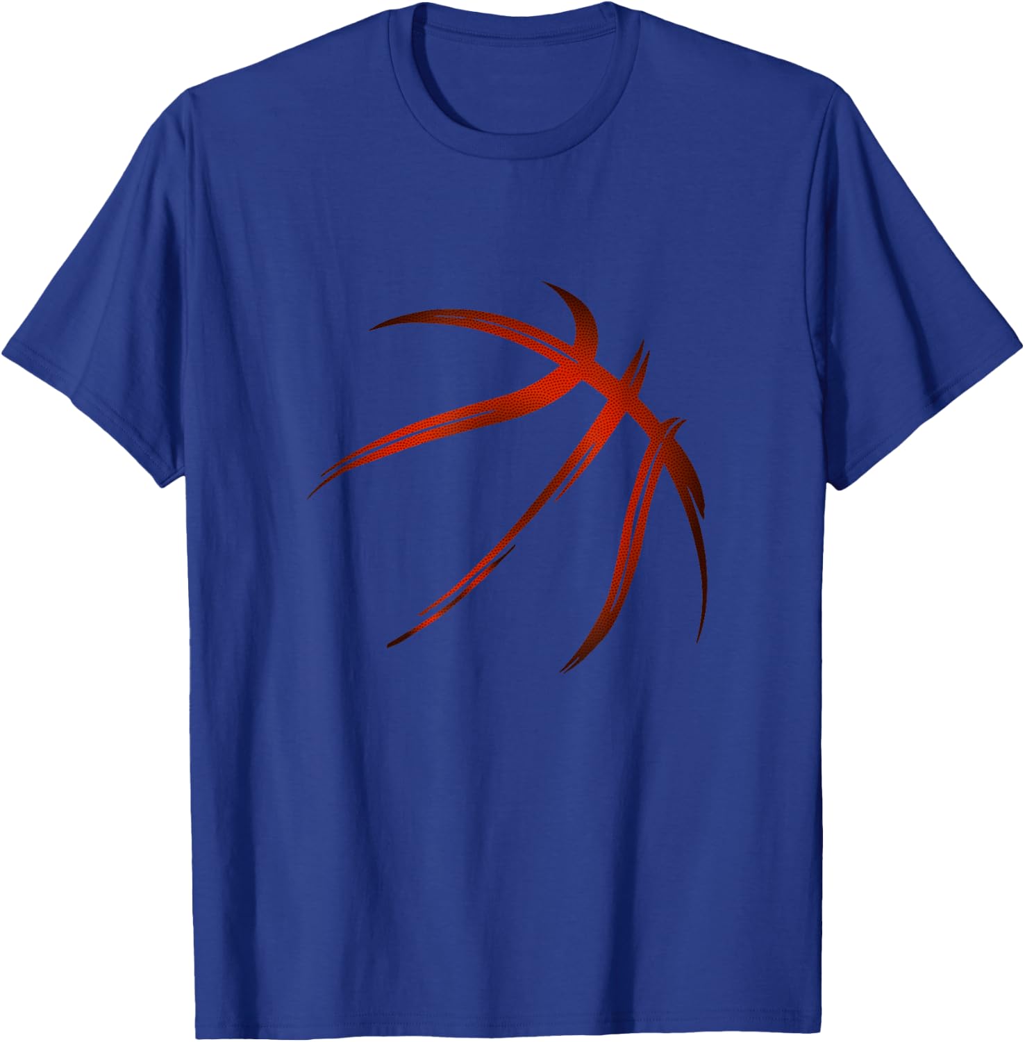 Basketball Player Silhouette Design Training Outfit Clothing T-Shirt - T-Shirt | Royal