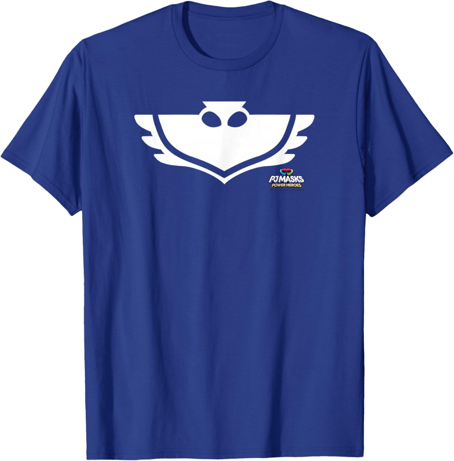 PJ Masks Owlette Eagle Owl Icon Power Logo T-Shirt - T-Shirt | Royal