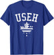 USEH Funny Canadian Eh American Canadian Flag Canada Day T-Shirt - T-Shirt | Royal