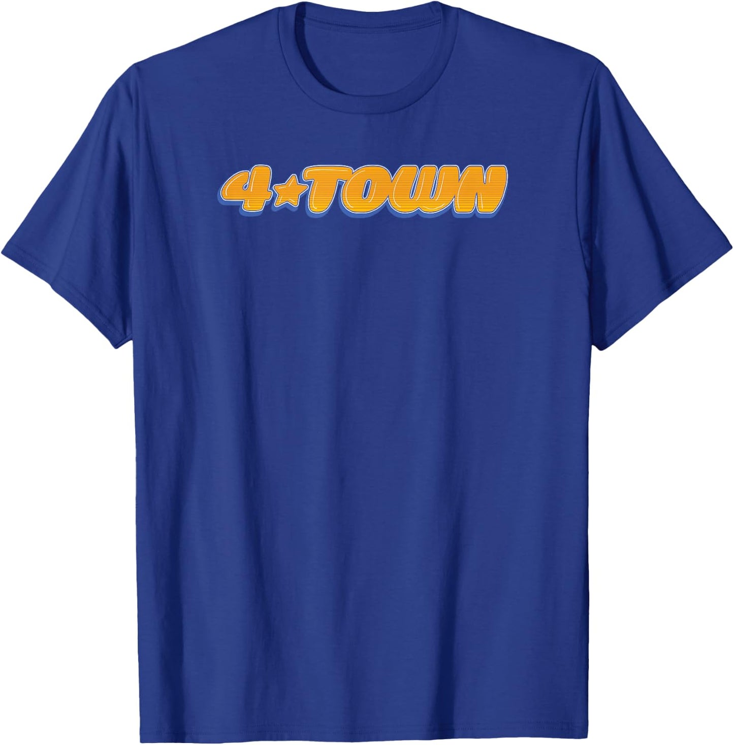Disney Pixar Turning Red 4 Town Simple Text Logo T-Shirt - T-Shirt | Royal