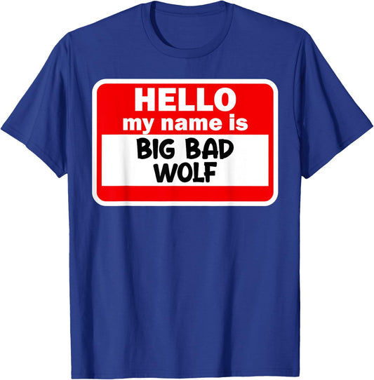 Big And Bad Wolf Three Pigs Halloween Folklore Outfit T-Shirt - T-Shirt | Royal