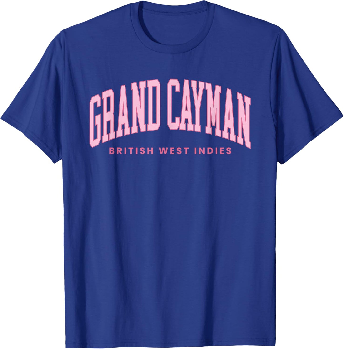 Grand Cayman Islands Summer Retro Preppy Throwback T-Shirt - T-Shirt | Royal