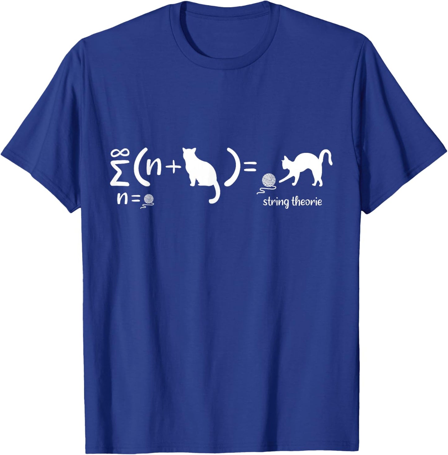 String Theory Science Nerd Physics Schrodinger's Cat T-Shirt - T-Shirt | Royal
