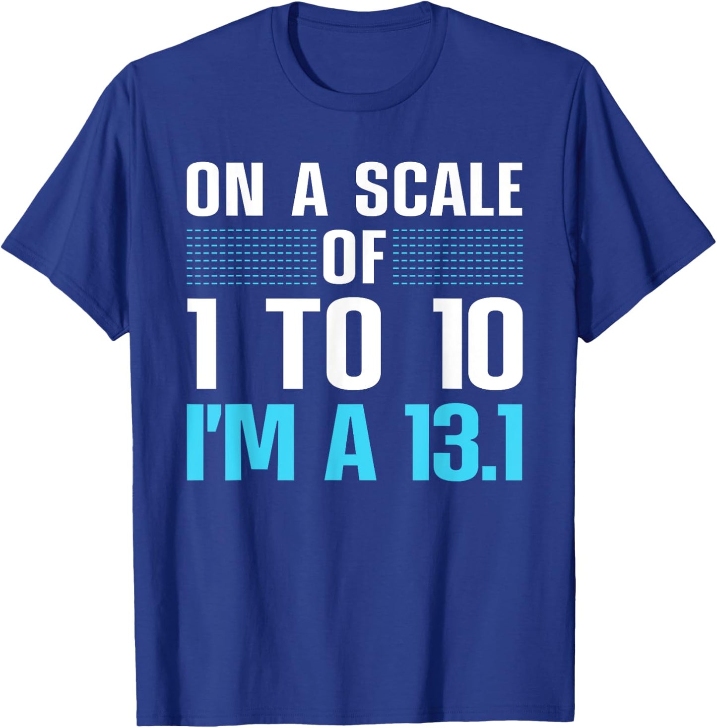 Funny Half Marathon Art Women 13.1 Running Finisher T-Shirt - T-Shirt | Royal