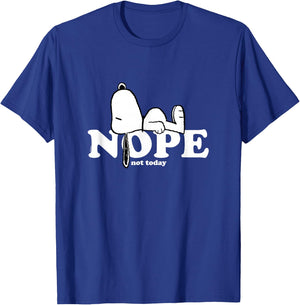 Snoopy Nope T-Shirt - T-Shirt | Royal