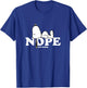 Snoopy Nope T-Shirt - T-Shirt | Royal