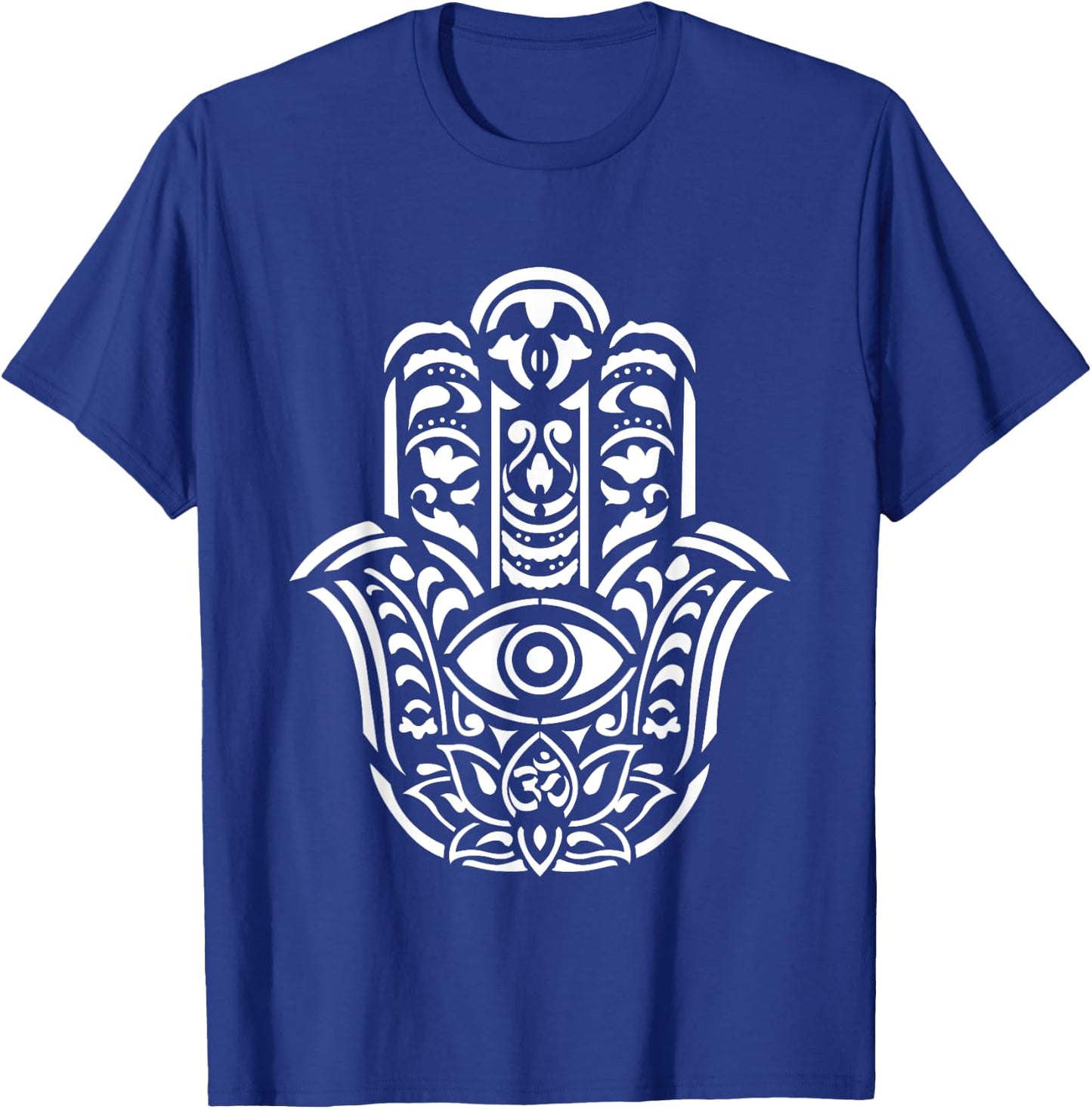 Yoga Spiritual Protection Hamsa Hand T-Shirt - T-Shirt | Royal