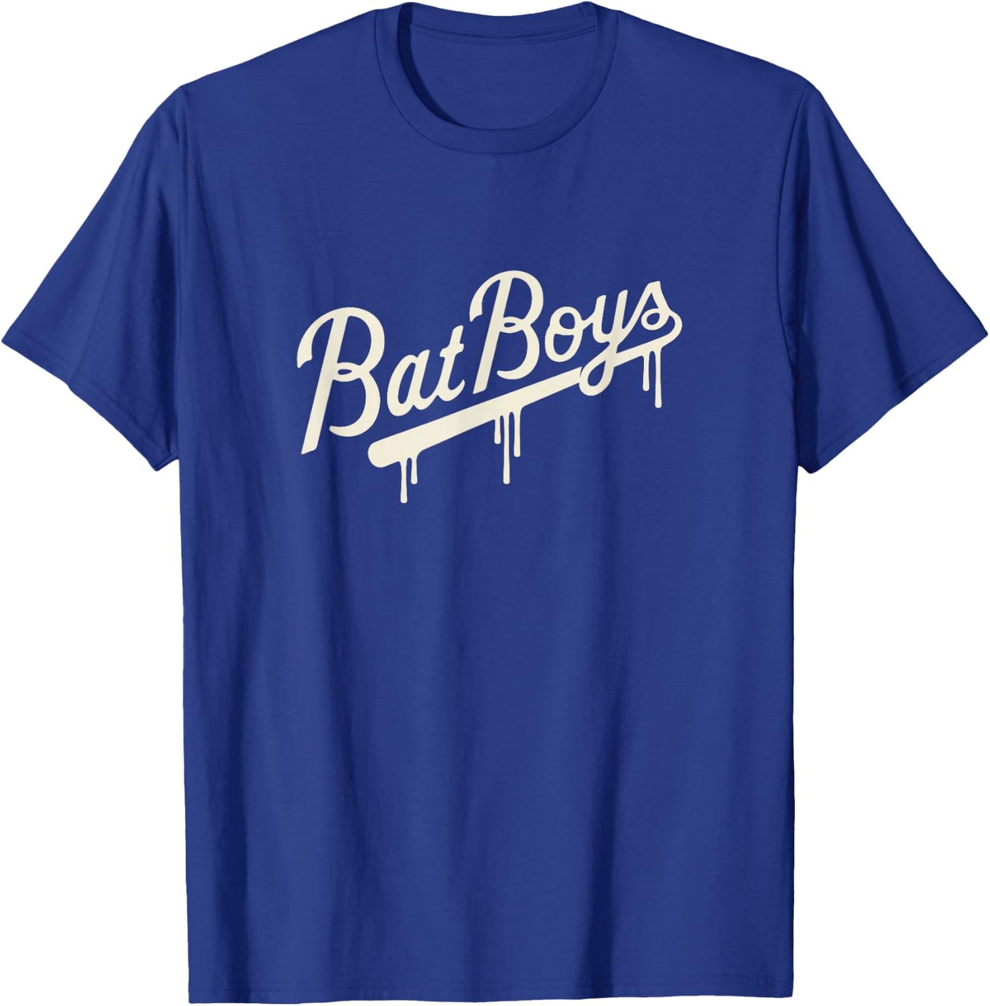 Bat Boys Traditional Drip Logo T-Shirt - T-Shirt | Royal