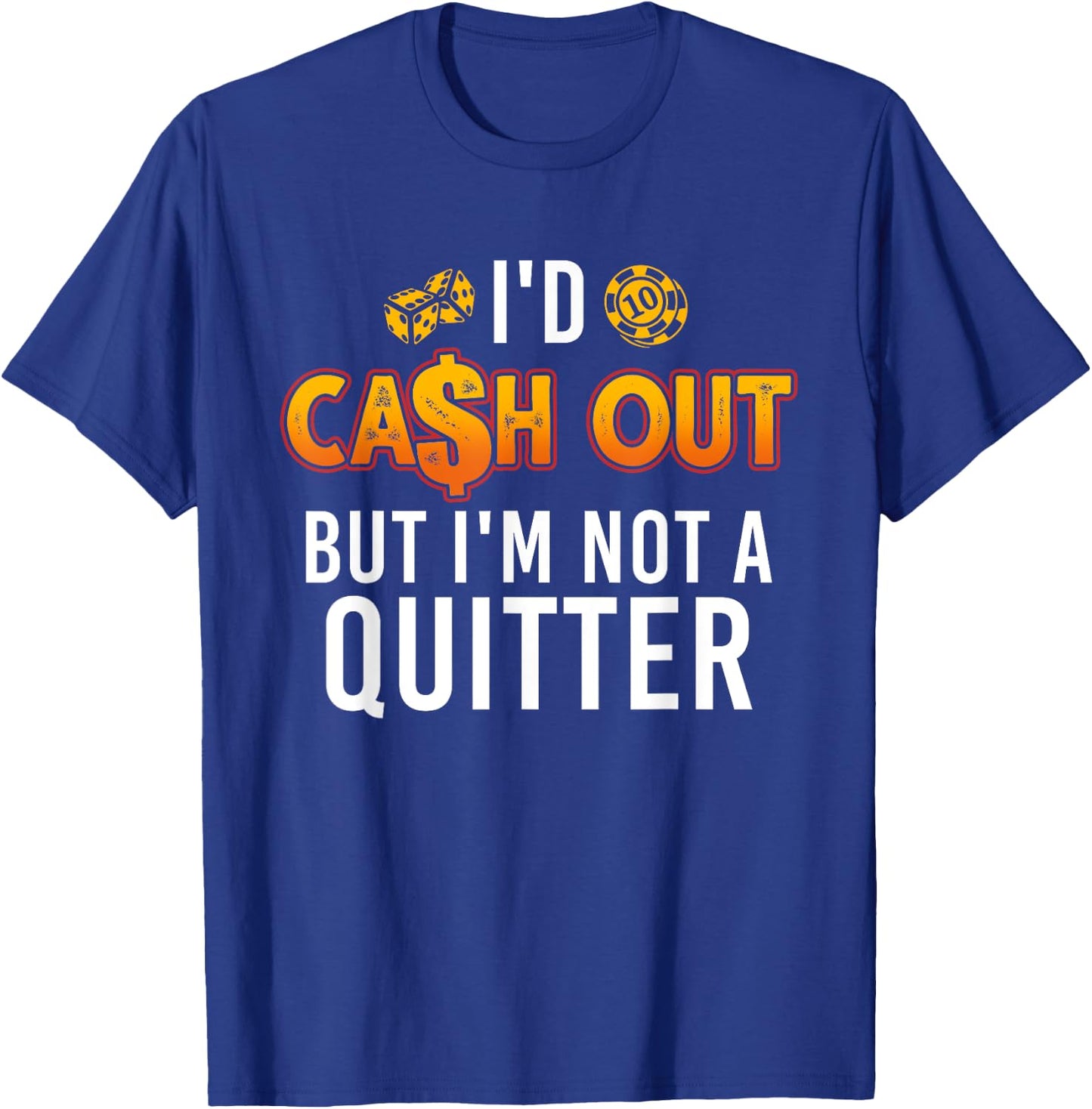 Funny Gambling Art Women Slot Machine Las Vegas T-Shirt - T-Shirt | Royal