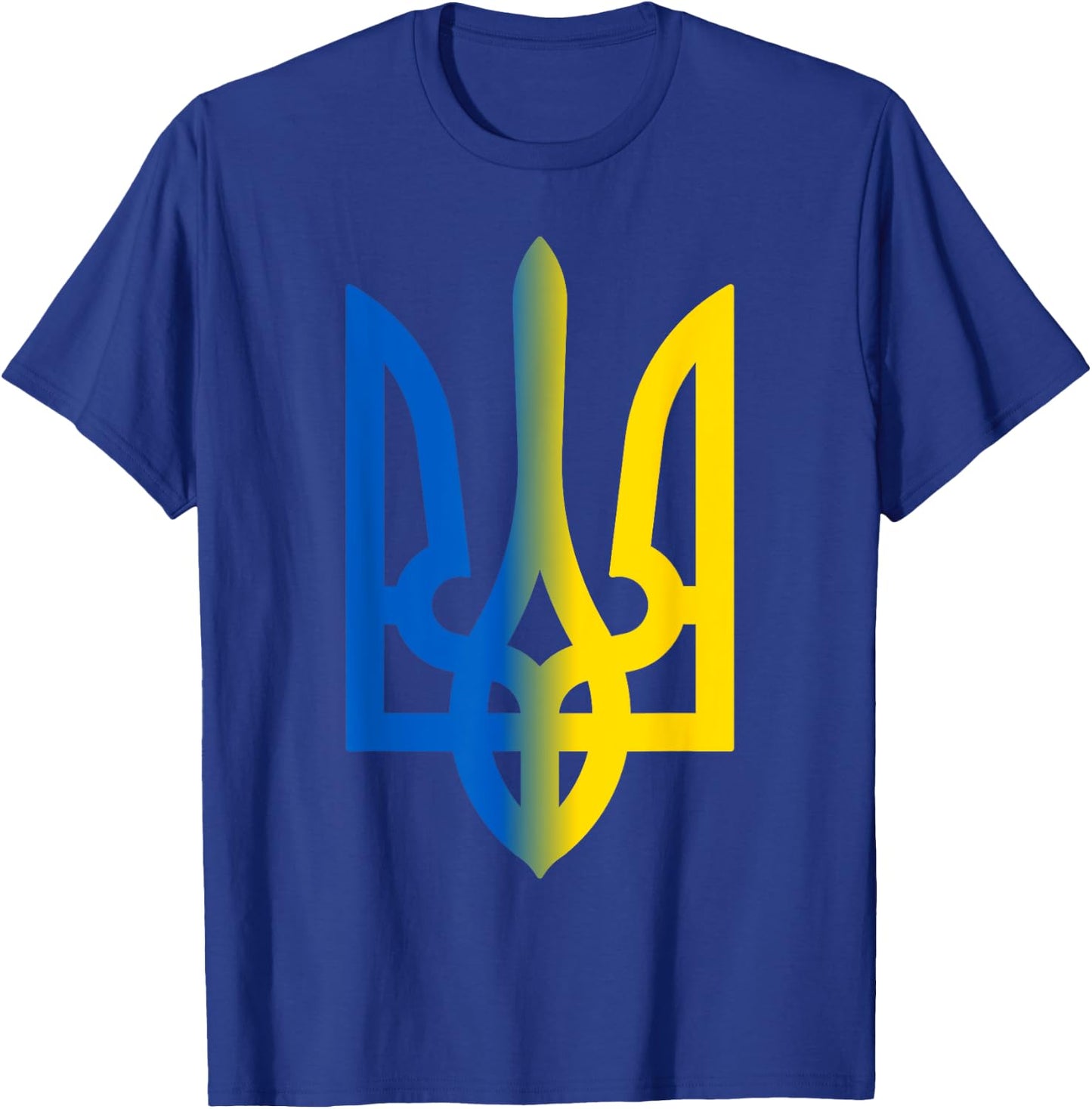 Trident Ukrainian Volodymyr Zelensky President Of Ukraine T-Shirt - T-Shirt | Royal
