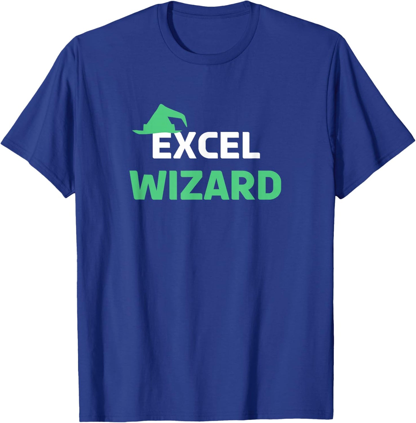 Excel Wizard Funny Spreadsheet Excel Humor Gifts T-Shirt - T-Shirt | Royal