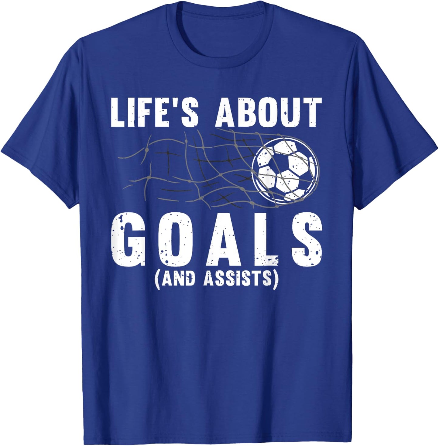 Cool Soccer Women Soccer Lovers Player Football Goal T-Shirt - T-Shirt | Royal
