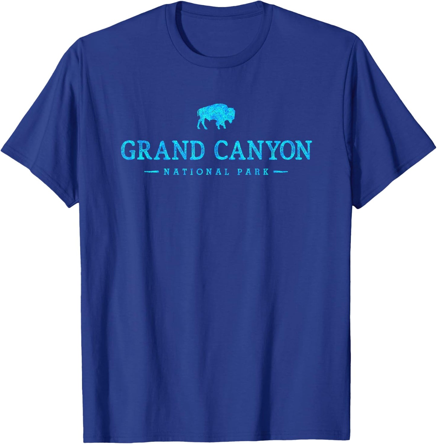 Hiked Grand Canyon National Park Arizona Colorful Men T-Shirt - T-Shirt | Royal