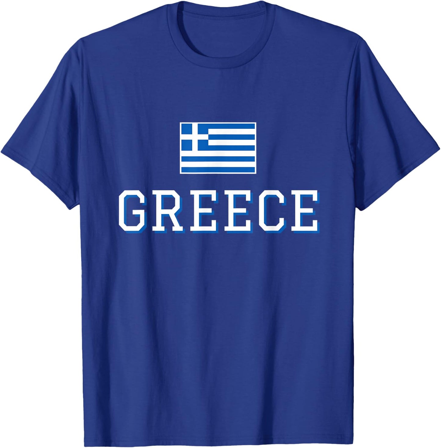Greece Flag Greek Flag Greece Souvenir T-Shirt - T-Shirt | Royal