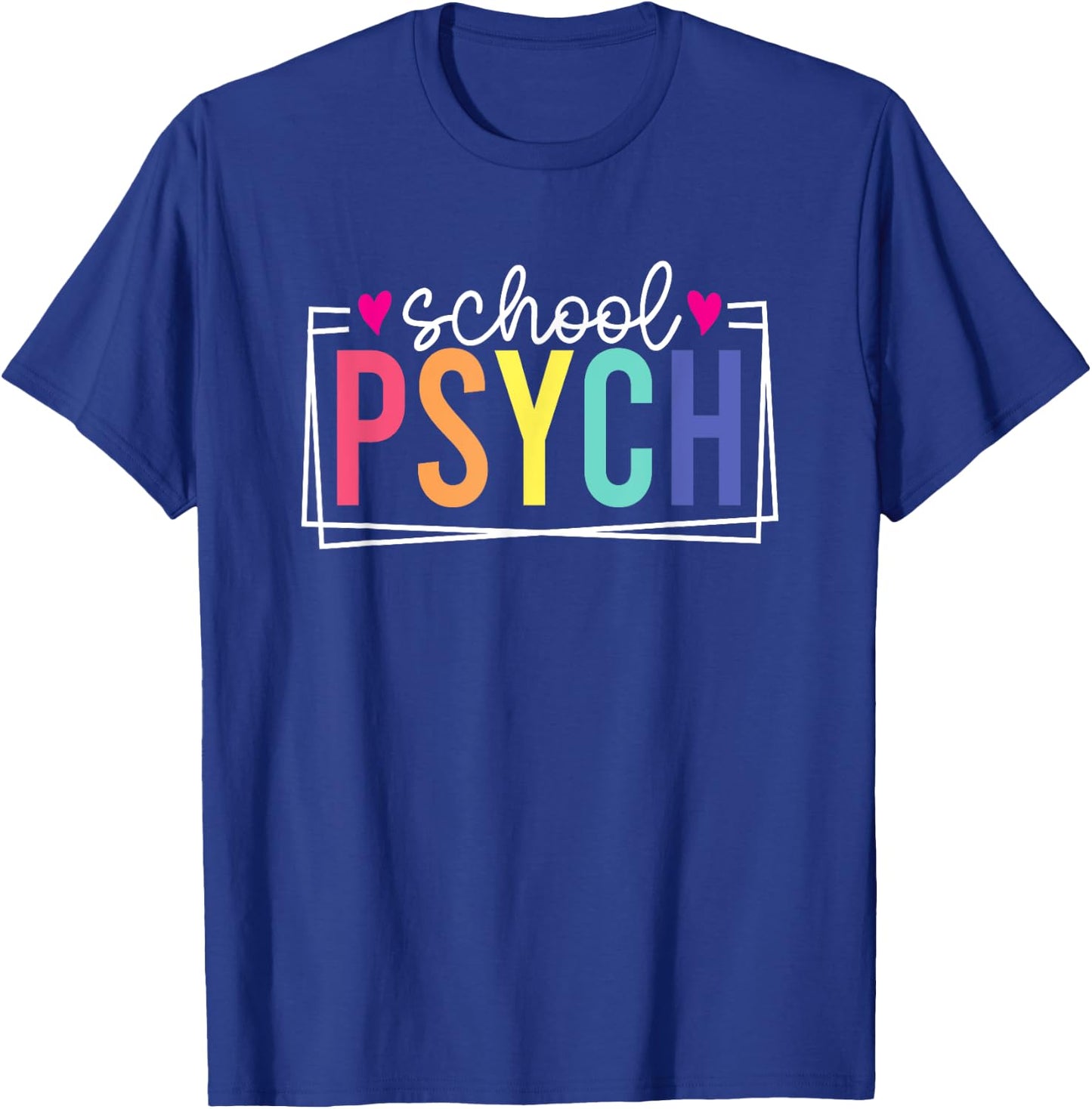 School Psych School School Psychologist Last Day Of School T-Shirt - T-Shirt | Royal