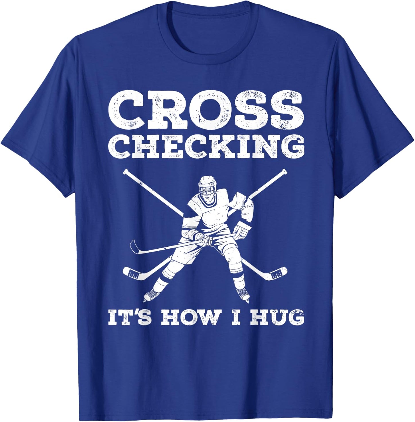 Funny Ice Hockey Art Women Ice Hockey Lover Coach T-Shirt - T-Shirt | Royal